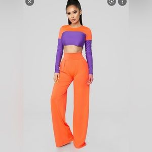 Orange/purple set